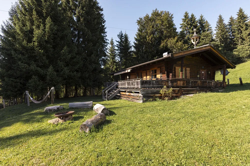 Alm Chalet Grittlmühle Außenansicht