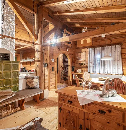 Alm Chalet Grittlmühle Innenansicht