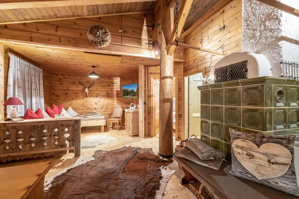 Alm Chalet Grittlmühle Innenansicht