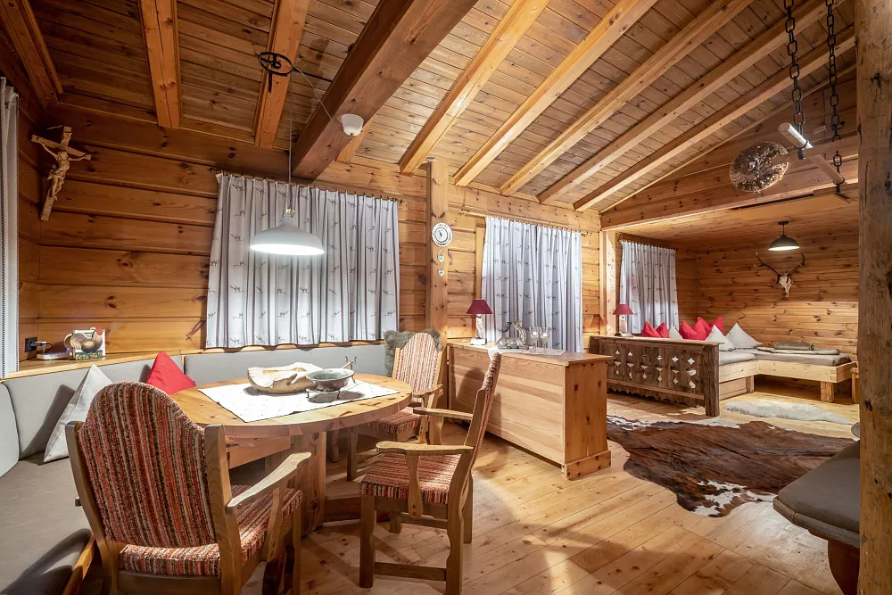 Alm Chalet Grittlmühle Innenansicht