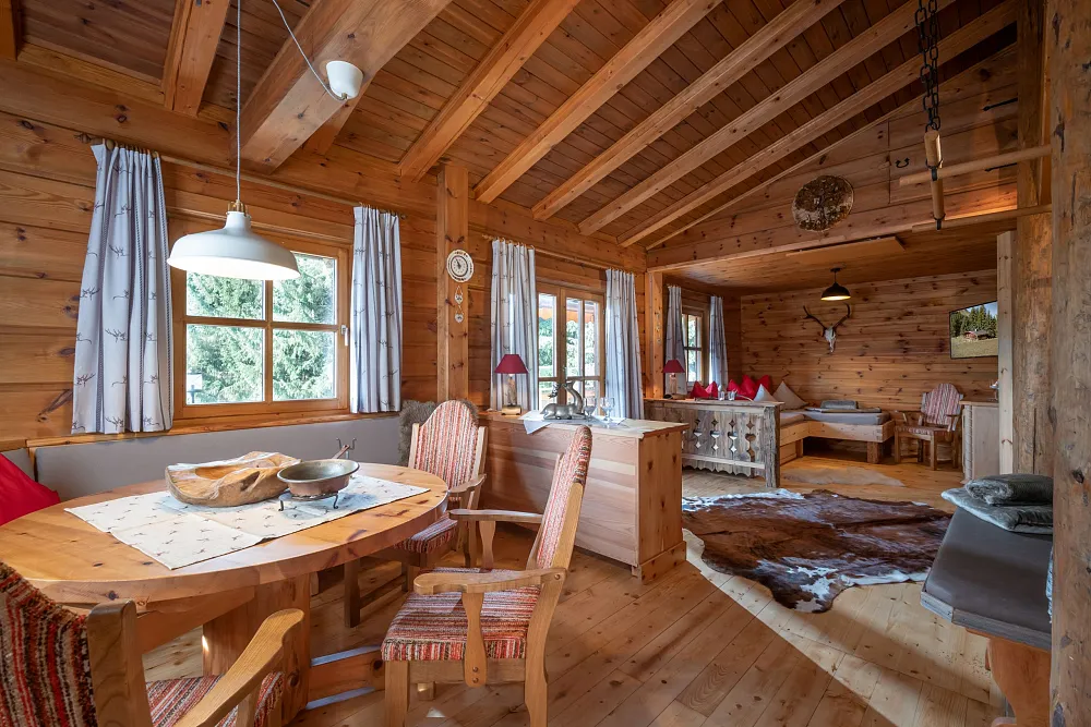Alm Chalet Grittlmühle Innenansicht