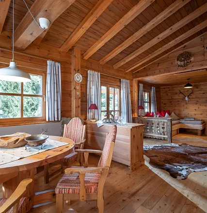Alm Chalet Grittlmühle Innenansicht