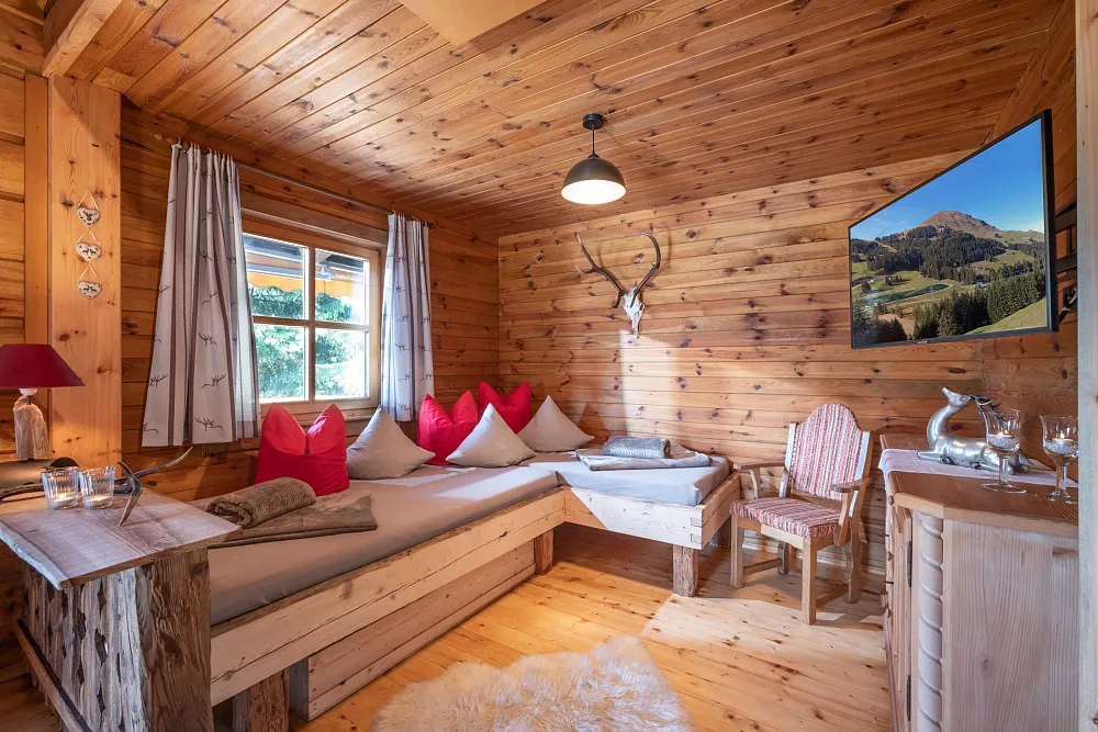 Alm Chalet Grittlmühle Innenansicht