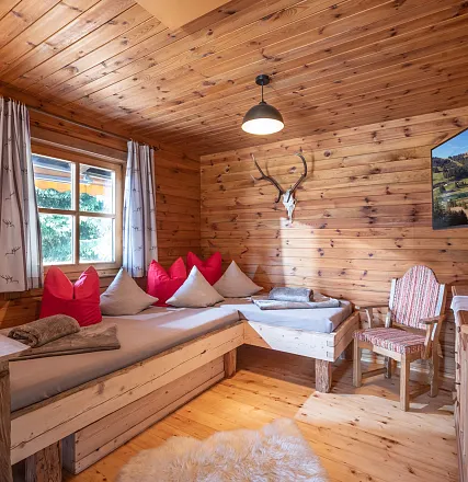 Alm Chalet Grittlmühle Innenansicht