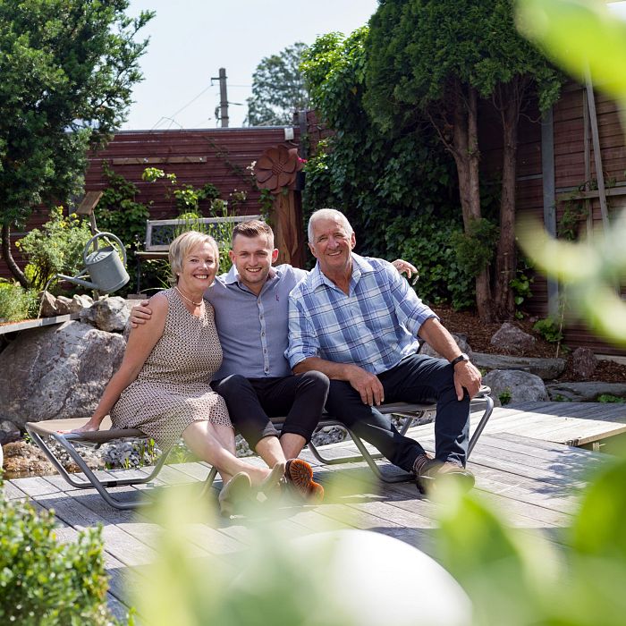 Ihre Gastgeber-Familie Erika, René & Andrä Schermer